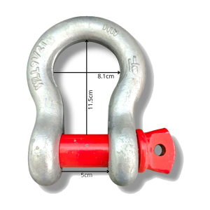 Grillete con Perno Roscado de Acero Forjado - 1-1/8"