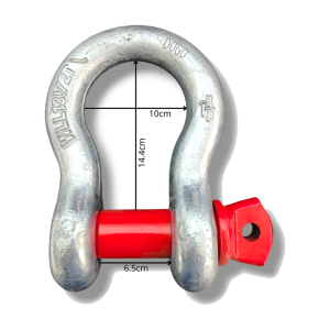 Grillete con Perno Roscado de Acero Forjado - 1-3/8"