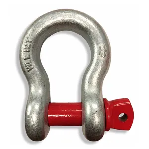 grillete con perno roscado