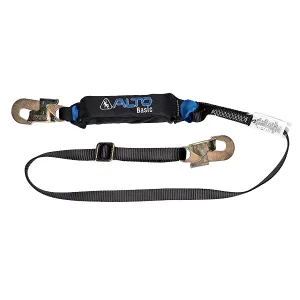 Línea de Vida de un Brazo con Amortiguador y Ganchos Chicos