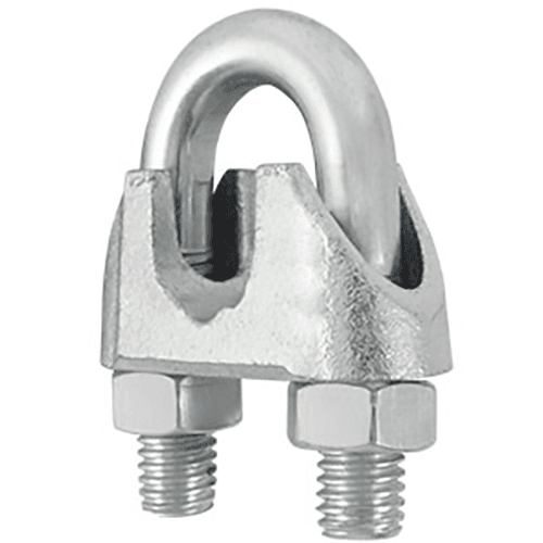 Grapas de Hierro Maleable para Cable de Acero - Image 2