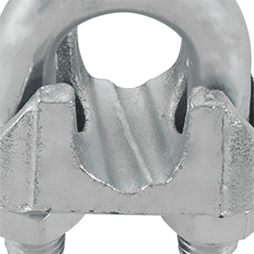 Grapas de Hierro Maleable para Cable de Acero - Image 3