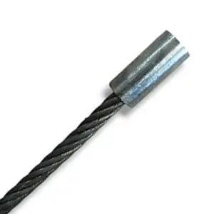 Terminal tope para cable de acero