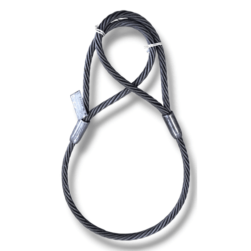 Estrobo de cable de acero de 7/8" x 2 mts