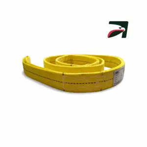Eslinga de poliester plana ojo ojo tipo iii ee2-92 de 2" de ancho en 2 capas