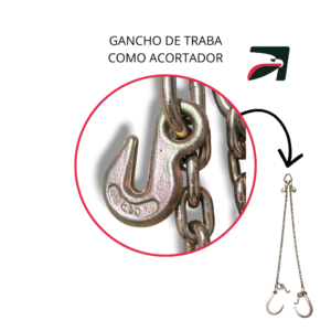 cadena para grua tipo pera con ganchos cortos de 8" cadena para grua tipo pera con ganchos cortos de 8"