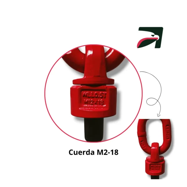 Cancamo Giratorio M12.2 Cancamo Giratorio M12.2