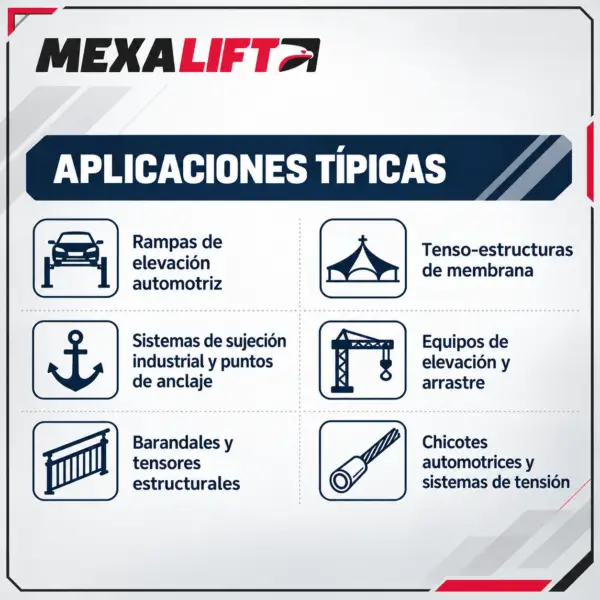 Aplicaciones terminales de presión y tope Aplicaciones